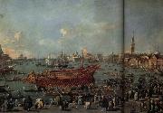 Francesco Guardi The Departure of the Doge on Ascension Day oil painting reproduction